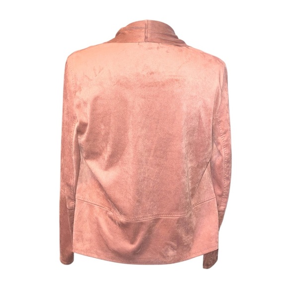 Max Studio Lightweight “Suede” Jacket size M in a dusty warm pink - Picture 2 of 5